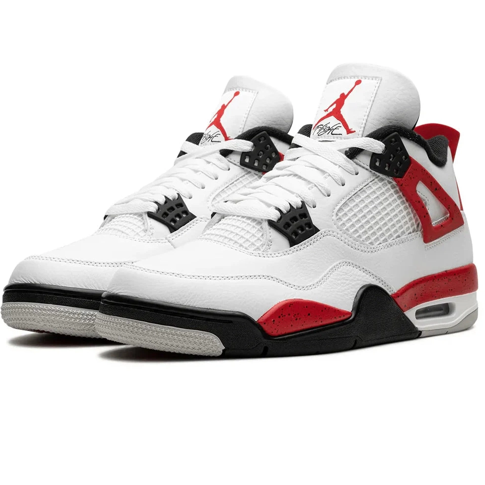 Cement' Jordan Air 4 Retro 'Red 0801